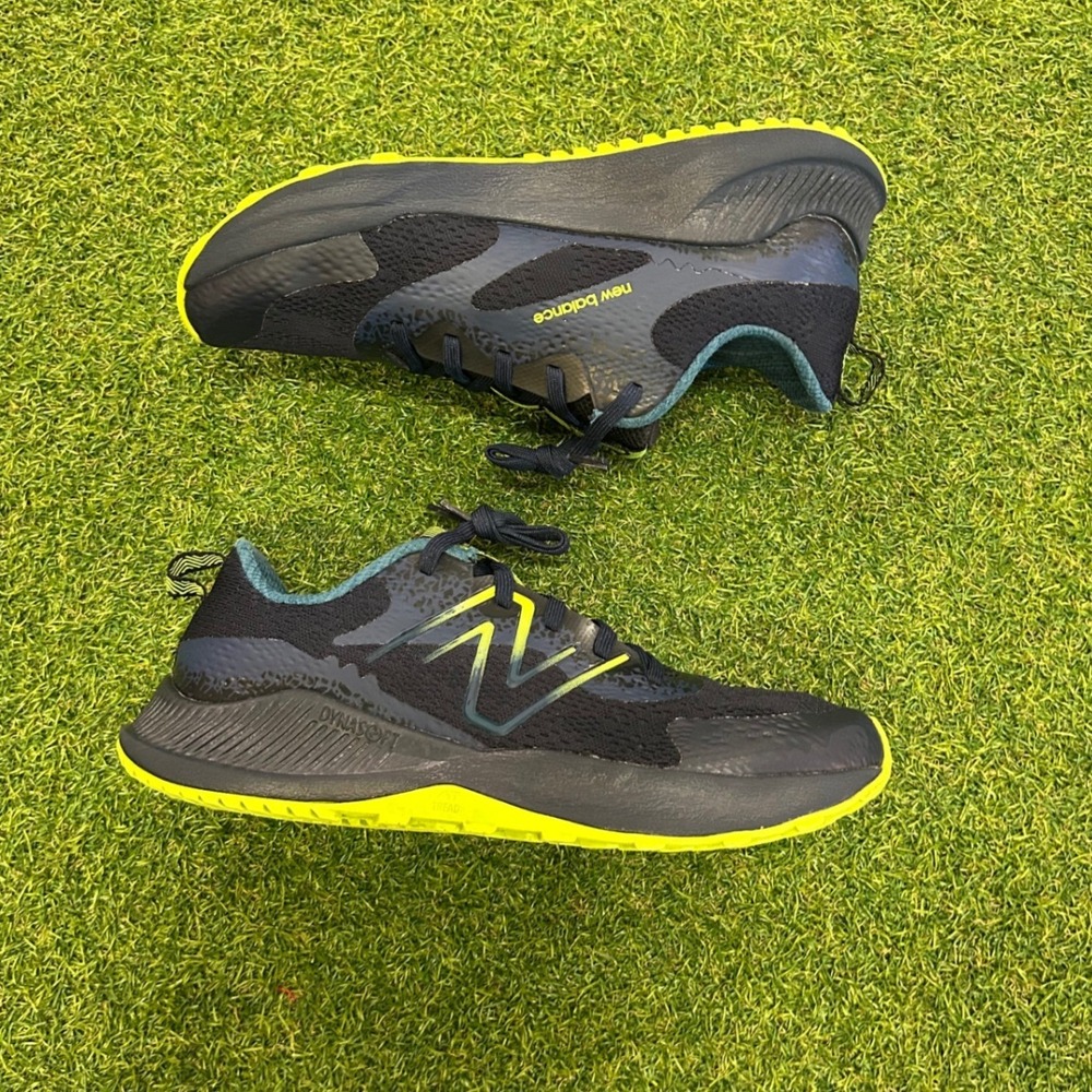 New Balance DynaSoft Nitrel v5 Trail Running Shoes Black Lime GPNTRLB5 Mens 7